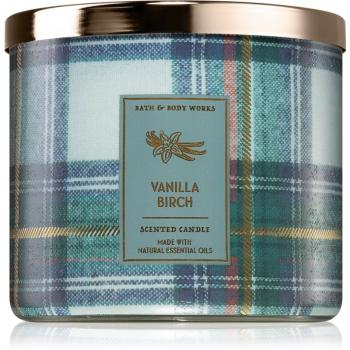 Bath & Body Works Vanilla Birch lumânare parfumată 411 g