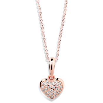 Cutie Jewellery Pandantiv în formă de inimă din aur roz Z6295-2383-40-10-X-4