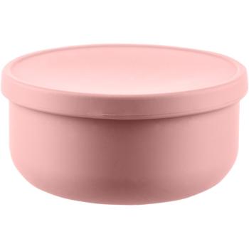 Zopa Silicone Bowl with Lid bol din silicon cu capac Old Pink 1 buc