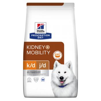 HILL'S Prescription Diet k/d+j/d Kidney Care + Mobility, dietă veterinară câini, hrană uscată, sistem renal, sistem articular, 12kg