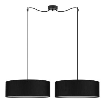 Lustră cu două brațe Bulb Attack Doce XL, ⌀ 45 cm, negru