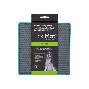 Covoraș de lins pentru animale de companie Soother Tuff Turquoise – LickiMat