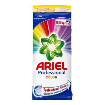 Detergent rufe tip pudră în pachet de familie Ariel Professional Color, 10,5 kg (140 spălări)