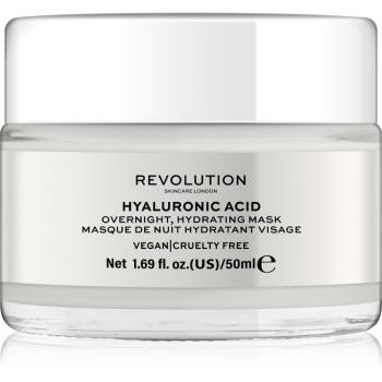 Revolution Skincare Hyaluronic Acid masca hidratanta de noapte facial 50 ml