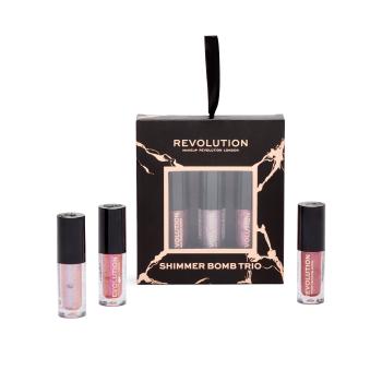 Revolution Set cadou de luciuri de buze Shimmer Bomb Trio