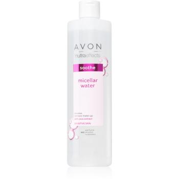 Avon Nutra Effects Soothe apa pentru curatare cu particule micele pentru piele sensibilă 400 ml