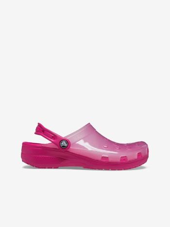 Crocs Classic Translucent Clog Papuci Roz