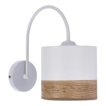 Aplică de perete albă ø 15 cm Bianco – Candellux Lighting