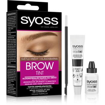 Syoss Brow Tint culoare pentru sprancene culoare Light Brown 10 ml