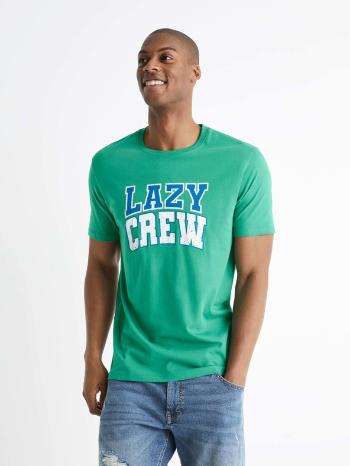 Celio Besity Lazy Crew Tricou Verde