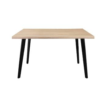 Masă de dining în culoare naturală cu blat cu aspect de lemn de stejar 90x140 cm Axel – Støraa