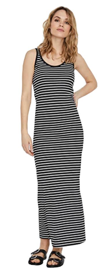 Vero Moda Rochie pentru femei VMNANNA 10233347 Black SNOW WHITE XS