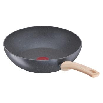 Tigaie de tip wok din aluminiu ø 28 cm Natural Force – Tefal