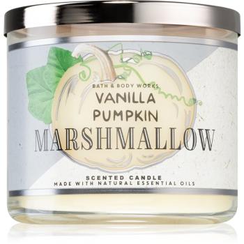 Bath & Body Works Vanilla Pumpkin Marshmallow lumânare parfumată 411 g