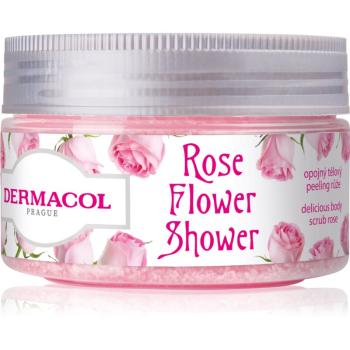 Dermacol Flower Care Rose exfoliant de corp cu zahăr 200 g