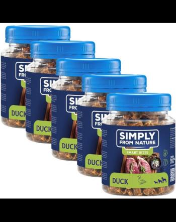 SIMPLY FROM NATURE Smart Bites cuburi cu rata 5x130 g recompense caini