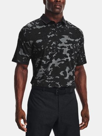 Under Armour UA Iso-Chill Charged Camo Polo Tricou Negru