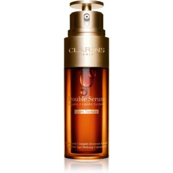 Clarins Double Serum Light Texture ser intensiv împotriva îmbătrânirii pielii 50 ml