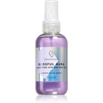 Oriflame Crystologie Blissful Aura spray parfumat pentru corp și păr cu particule stralucitoare 150 ml