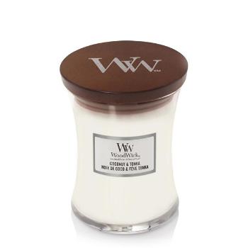 WoodWick Lumânare parfumată in vază medie Tonka &amp; Coconut 275 g