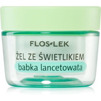 FlosLek Laboratorium Eye Care Gel pentru jurul ochilor cu patlagina si luminator medicale 10 g