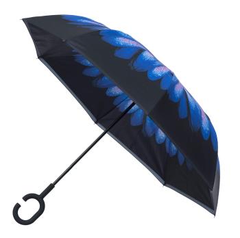 Blooming Brollies Umbrelă pentru femeiInside OutBlueDaisy Umbrella EDIOBD