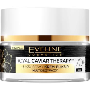 Eveline Cosmetics Royal Caviar Therapy crema pentru restabilirea elasticitatii si fermitatii pielii mature 70+ 50 ml