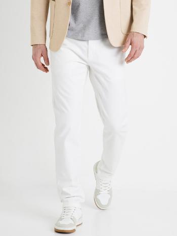 Celio Tocharles Pantaloni Alb