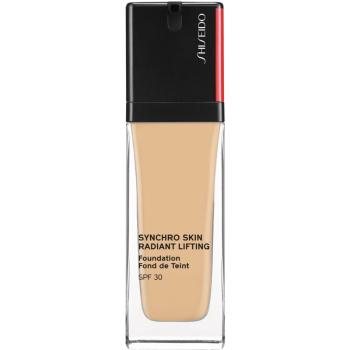 Shiseido Synchro Skin Radiant Lifting Foundation machiaj pentru lifting cu efect de stralucire SPF 30 culoare 250 Sand 30 ml