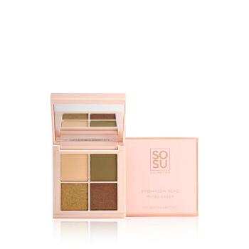 SOSU Cosmetics Paletă cu farduri de ochi Green (Eyeshadow Quad) 4,8 g