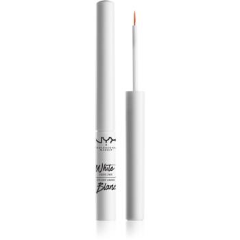 NYX Professional Makeup Liquid Liner tuș alb lichid pentru ochi culoare 01 White 2 ml