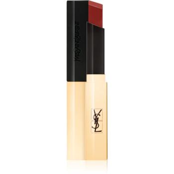 Yves Saint Laurent Rouge Pur Couture The Slim ruj mat lichid, cu efect de piele culoare 33 Orange Desire 2,2 g