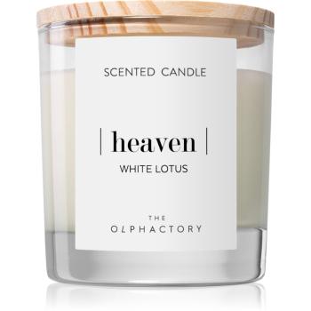 Ambientair Olphactory White Lotus lumânare parfumată  (Heaven) 200 g