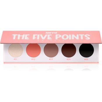 Miyo Eyeshadow The five points paletă cu farduri de ochi culoare 1 buc