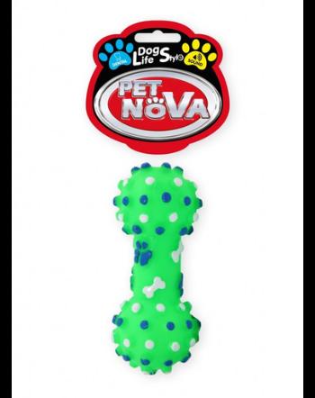 PET NOVA DOG LIFE STYLE Jucarie os pentru caini, 10.5cm, verde