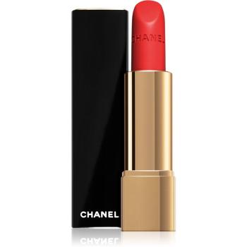 Chanel Rouge Allure Velvet ruj de buze catifelant cu efect matifiant culoare 57 Rouge Feu  3,5 g