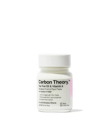 Carbon Theory Îngrijire locală împotriva imperfecțiunilor pielii Tea Tree Oil & Vitamin A Breakout Control (Spot Paste) 30 ml