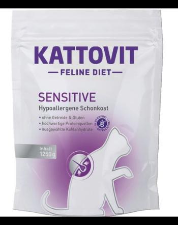 KATTOVIT Feline Diet Sensitive hrana uscata dietetica pentru pisici cu alergii alimentare 1,25 kg