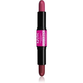 NYX Professional Makeup Wonder Stick Cream Blush baton pentru dublu contur culoare 04 Deep Magenta N Ginger 2x4 g