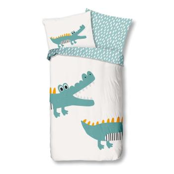 Lenjerie de pat pentru copii din bumbac pentru pătuț 90x130 cm Crocodile – Bonami Selection