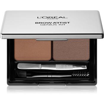 L’Oréal Paris Brow Artist Genius Kit set pentru aranjarea sprâncenelor culoare Medium To Dark 3.5 g