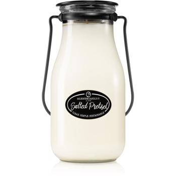 Milkhouse Candle Co. Creamery Salted Pretzel lumânare parfumată Milkbottle 397 g