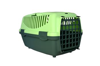 Cusca de transport caini, pisici si animale mici - verde - Mărimea 32x31x48cm