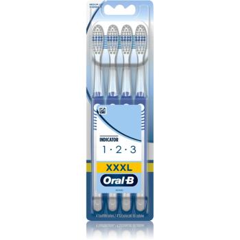 Oral B 1-2-3 Indicator perie de dinti 4 buc