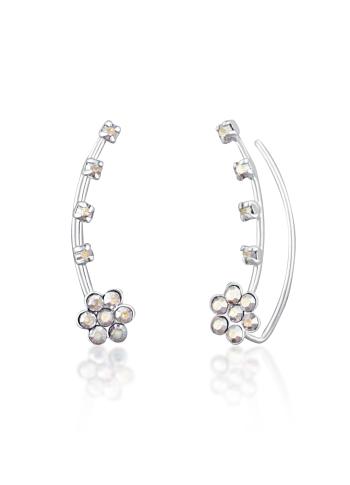 JwL Luxury Pearls Cercei florali cu cristale JL0722