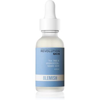 Revolution Skincare Blemish Tea Tree & Hydroxycinnamic Acid ser calmant impotriva petelor rosii pentru ten gras si problematic 30 ml