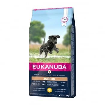 EUKANUBA Basic Junior L-XL, Pui, hrană uscată câini junior, 15kg