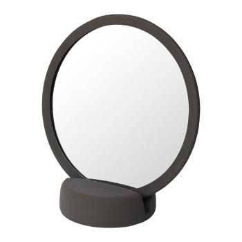 Oglindă cosmetică pentru masă Blomus, înălțime 18,5 cm, maro