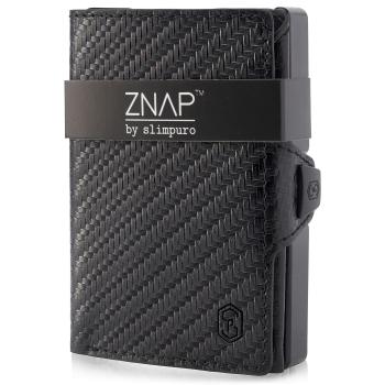 Slimpuro ZNAP, portofel subțire, 12 cărți, compartiment pentru monede, 8,9 × 1,8 × 6,3 cm (L × Î × l), protecție RFID