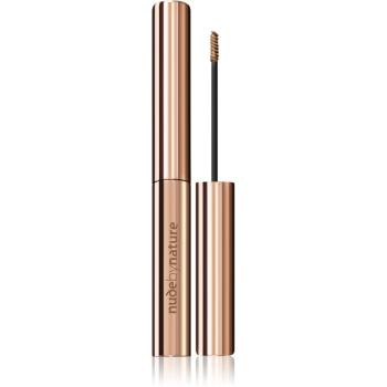 Nude by Nature Precision mascara pentru sprâncene 02 Brown 4 ml